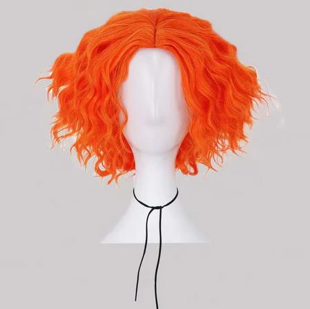 Anime Cosplay Orange Hair - Perruques de cosplay Mad Hatter, perruque