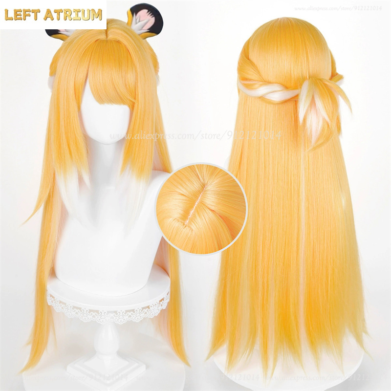 Anime Cosplay Orange Hair - Perruque de Cosplay ZZZ Ju Fufu,