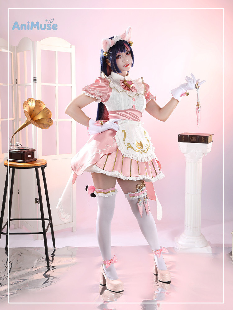 Anime Cosplay Maid - Jeu Overwatch Kiriko Kamori ‌ Costume