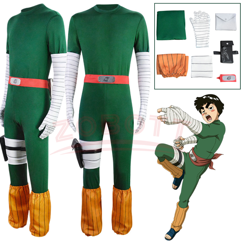 Anime Cosplay Ninja - Costumes de Cosplay Rock Lee pour