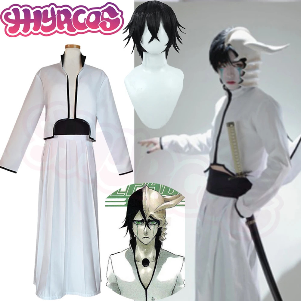 Cosplay Anime White Hair - CosplayAnime Bleach Costume de Cosplay Ulquiorra