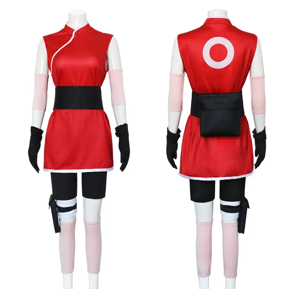 Anime Cosplay Ninja - Costume de cosplay Haruno Sakura pour