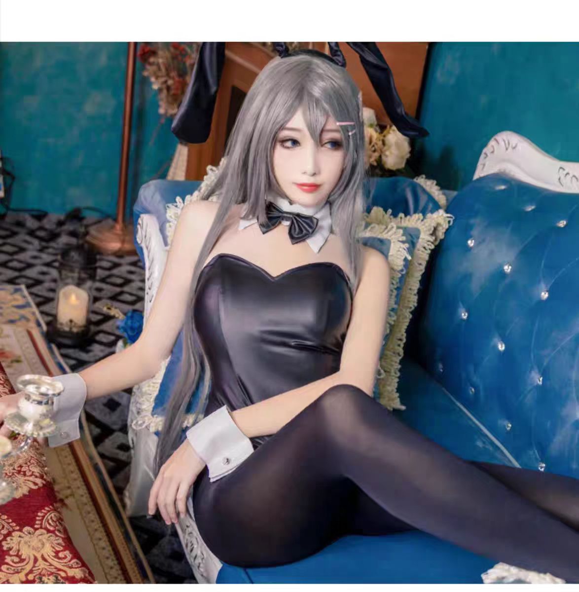Anime Cosplay Bunny - Costume de Cosplay lapin fille Sakurajima
