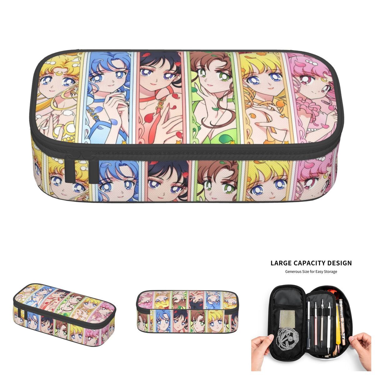Anime Cosplay Korean Girl - Étuis à crayons super-héros coréens et