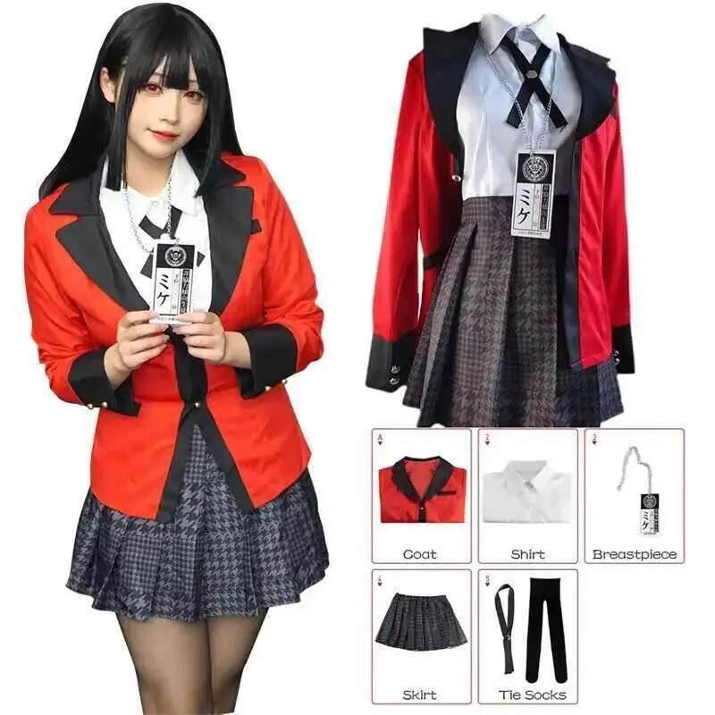 Anime Cosplay Ninja - Costume de Cosplay Anime Kakegurui Jabami