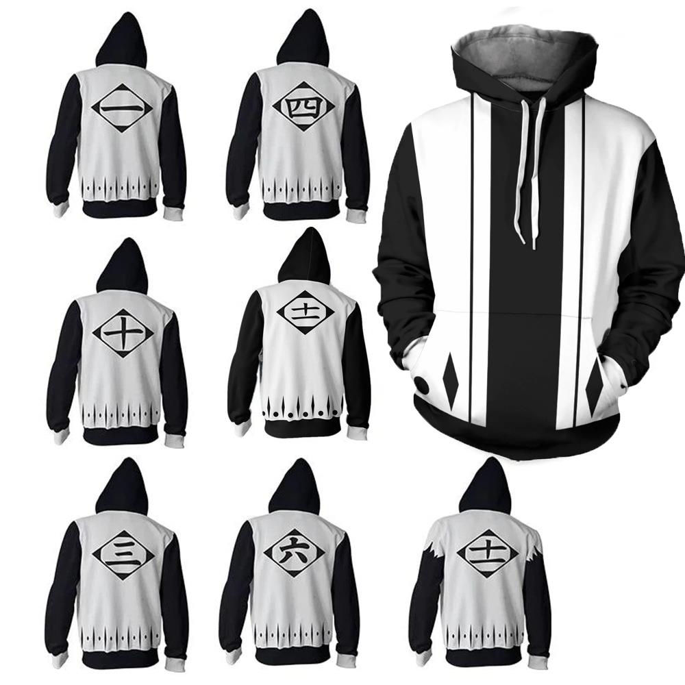 Fullmetal Alchemist Coat - Sweat-shirt à capuche pour hommes/femmes, Anime