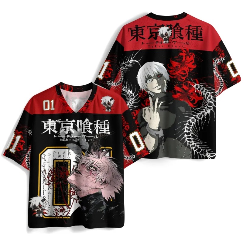 Tokyo Ghoul Mask - T-shirt en jersey d'anime Tokyo Ghoul