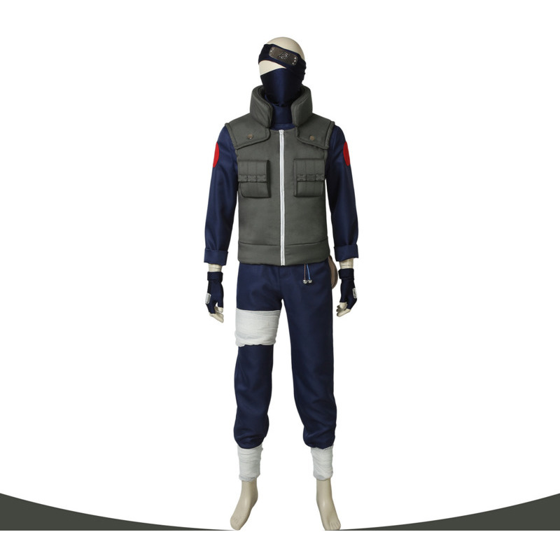 Anime Cosplay Ninja - Costume de cosplay Kakashi, ensemble complet,