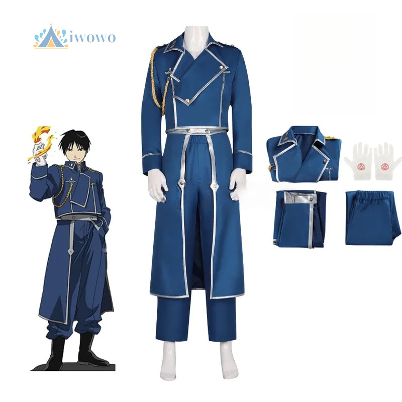 Fullmetal Alchemist Coat - Anime Fullmetal alchimiste Cosplay Roy Mustang