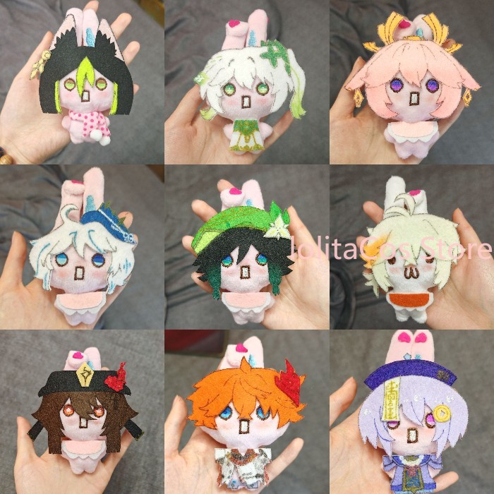 Anime Cosplay Bunny - Peluche artisanale Genshin Impact Furina Hu