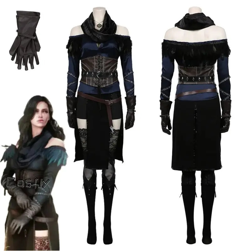 Anime Cosplay Youtube - Yennefer Cosplay Fantasia déguisement pour femmes