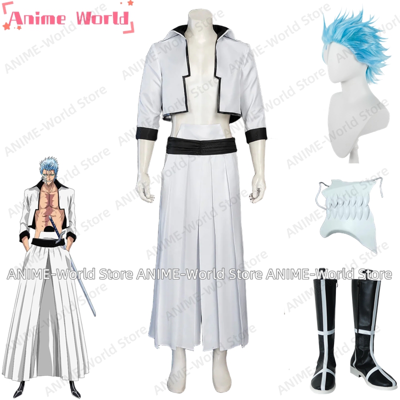 Anime Cosplay Mask - Costume de Cosplay Anime Grimmjow Jaegerjaquez,