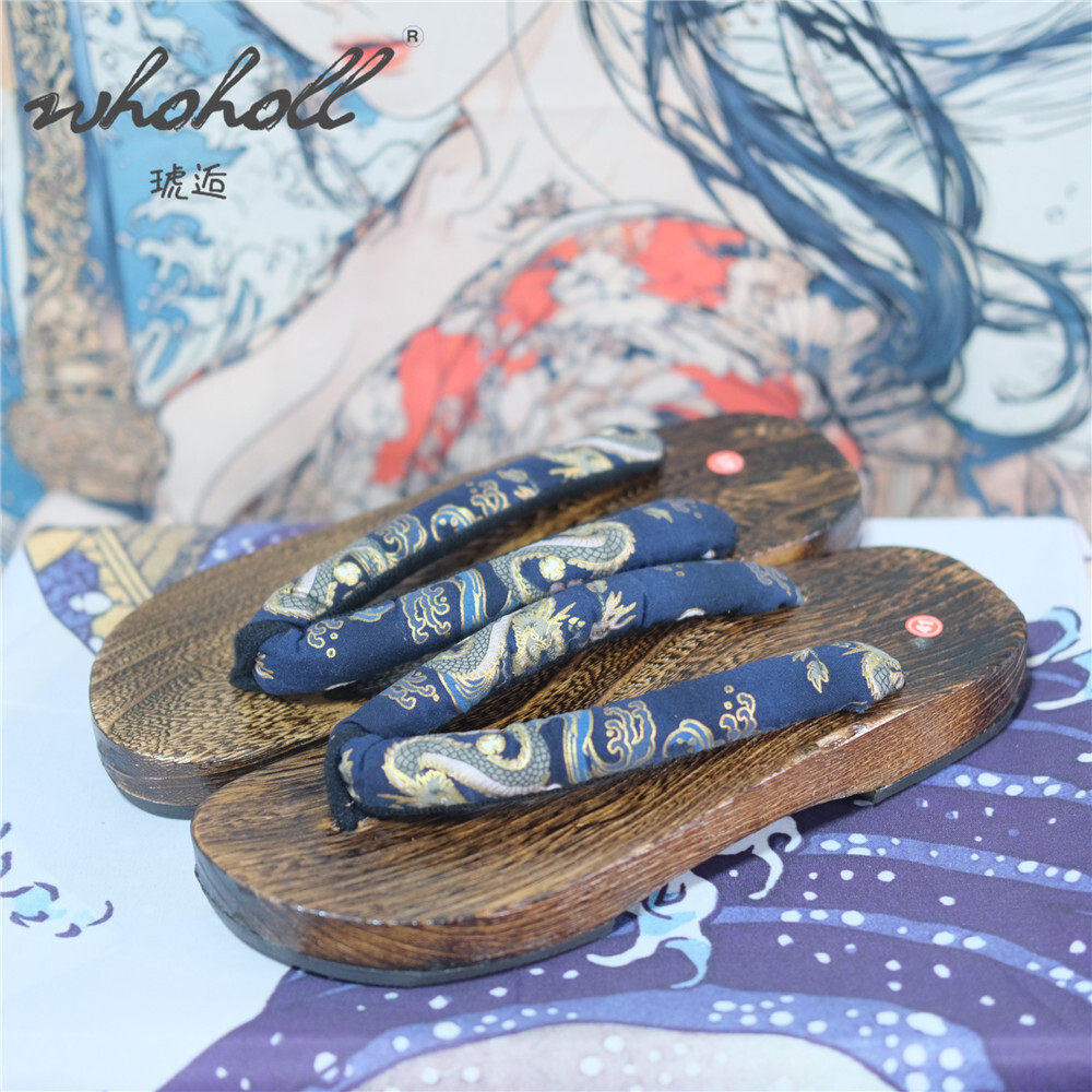 Anime Cosplay Thick - Sabots en bois pour hommes et