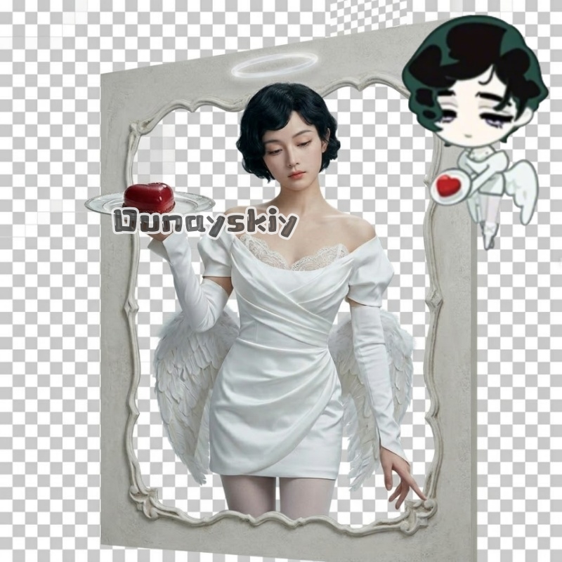 Cosplay Anime White Hair - Nouvel ensemble de costume de cosplay