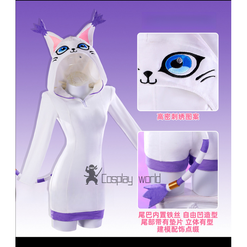Anime Tailmon ‌   Costume de c - Anime Cosplay Bodysuit avis et prix