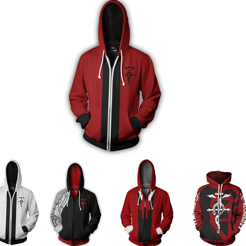 Anime alchimiste Edward sweat  - Fullmetal Alchemist Coat avis et prix