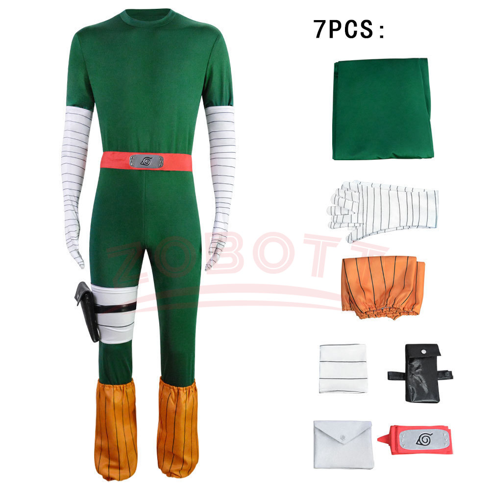 Costumes de Cosplay Rock Lee p - Anime Cosplay Ninja avis et prix