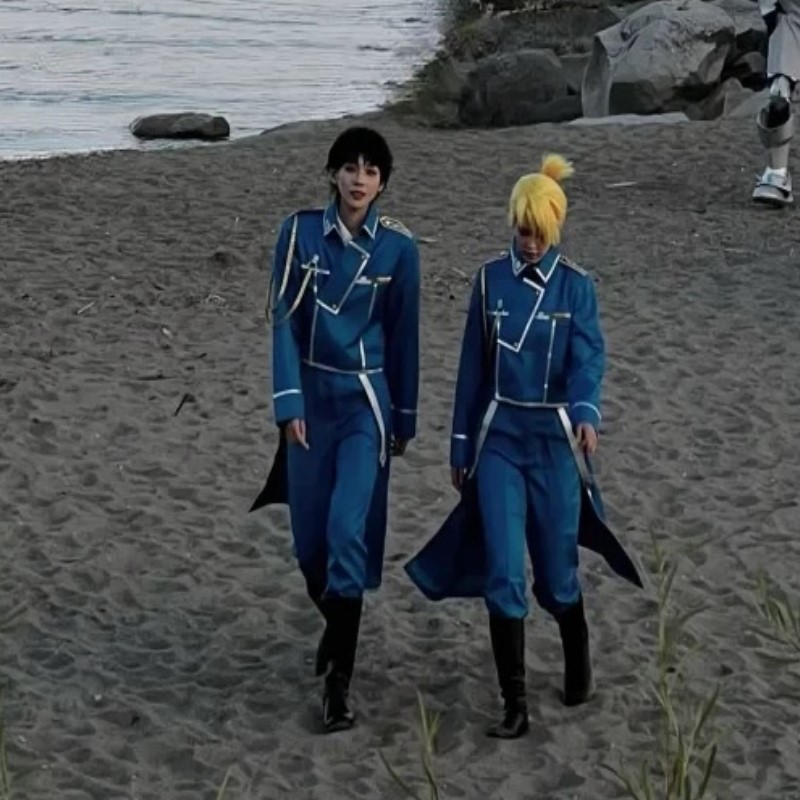 Roy Mustang Cosplay Anime Full - Fullmetal Alchemist Coat avis et prix