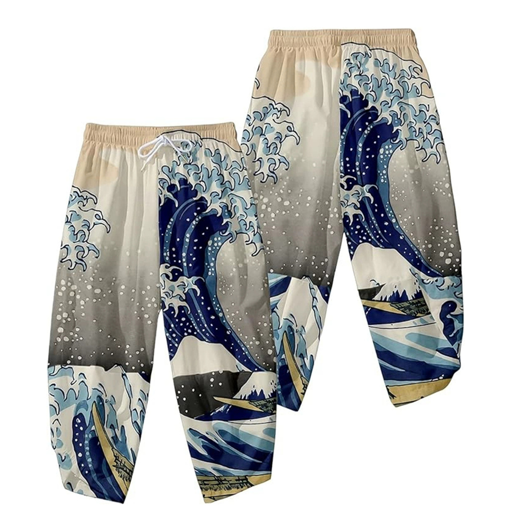 Pantalon Kimono Vintage en 3D, - Asian Cosplay Anime avis et prix