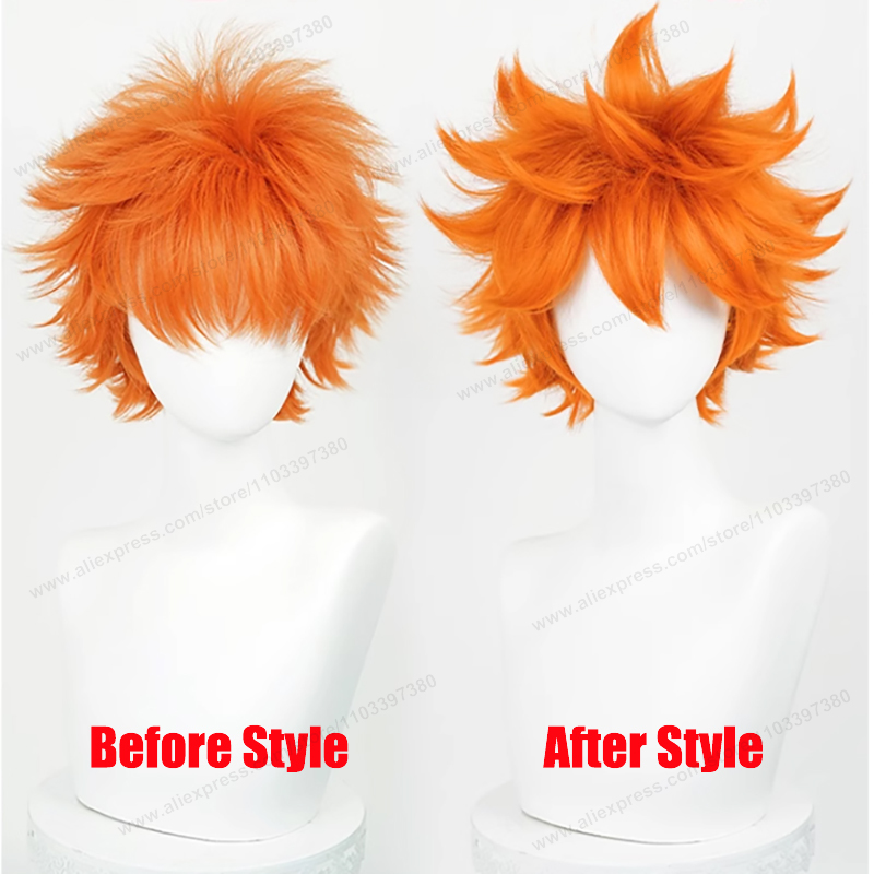 Hinata Shoyo Cosplay perruque  - Anime Cosplay Orange Hair avis et prix