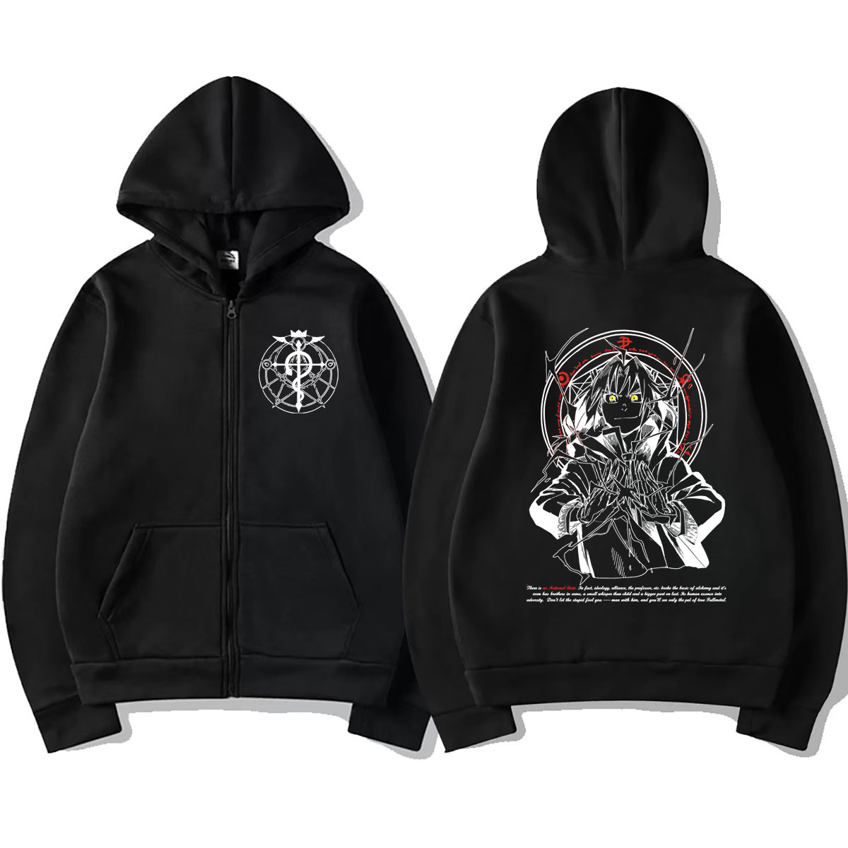 Sweat à capuche zippé Fullmeta - Fullmetal Alchemist Coat avis et prix
