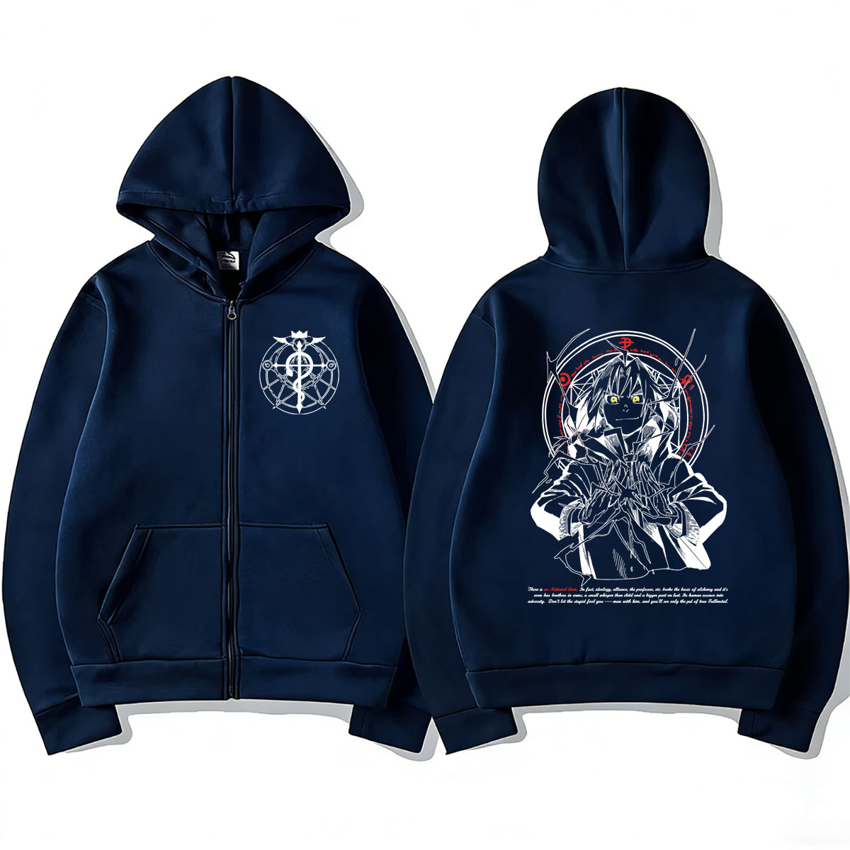 Sweat à capuche zippé Fullmeta - Fullmetal Alchemist Coat avis et prix