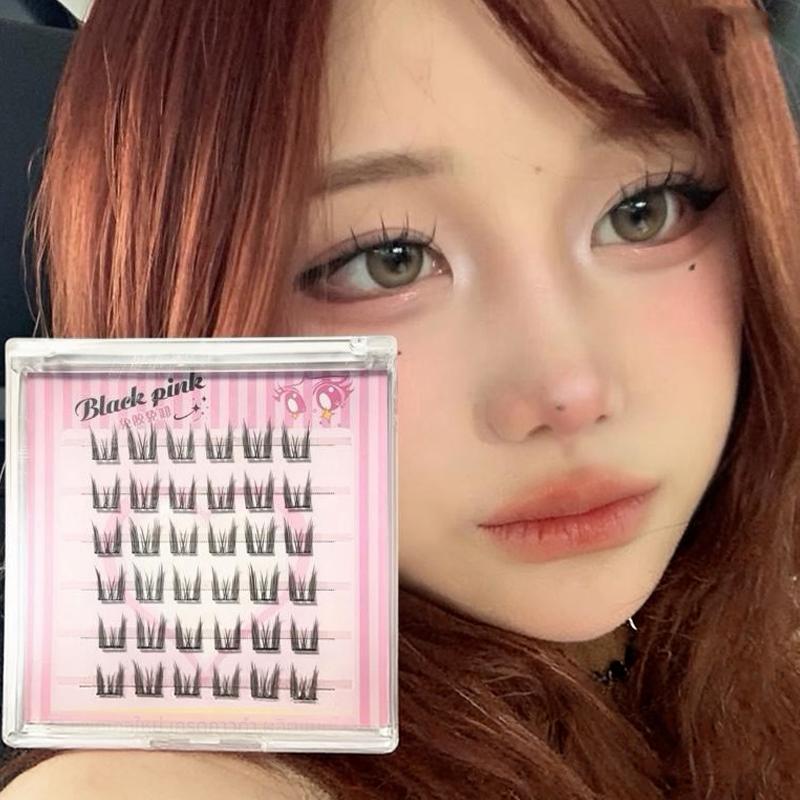6 rangées de faux cils segment - Anime Cosplay Thick avis et prix