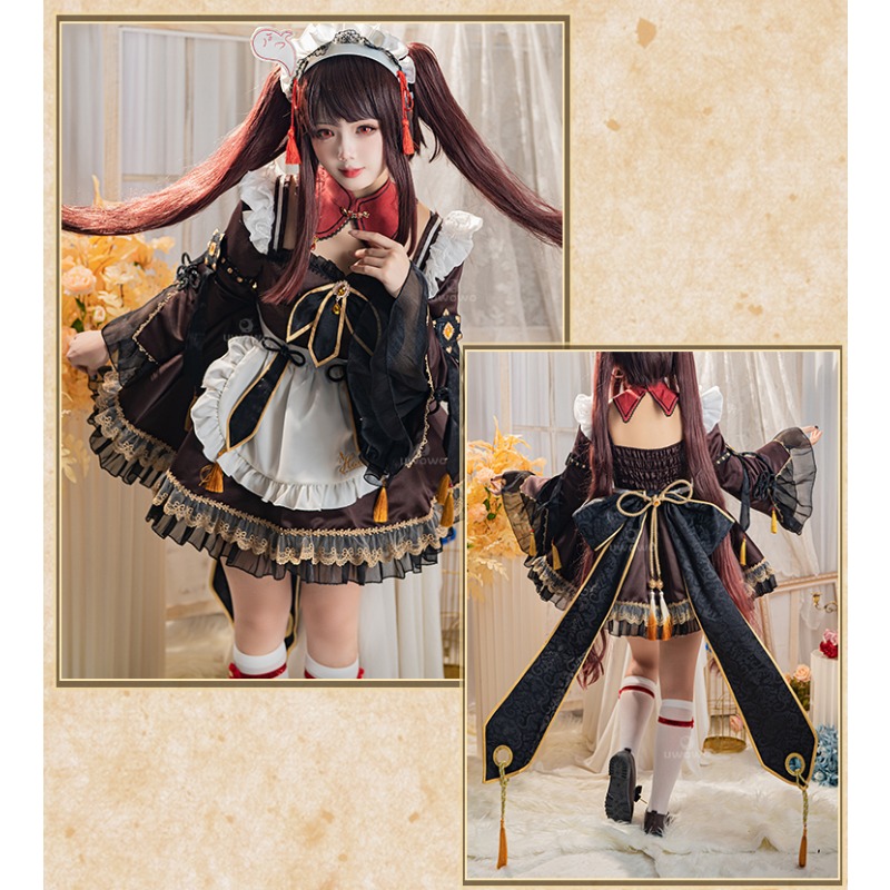 Jeu Genshin Impact Hu Tao femm - Anime Cosplay Maid avis et prix