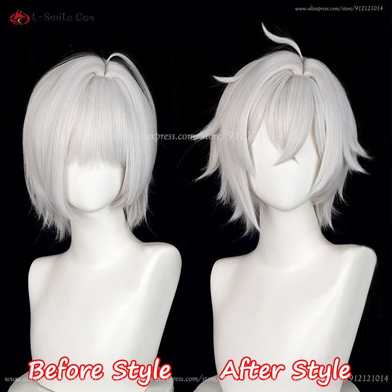 Perruque de Cosplay ZZZ Seth L - Cosplay Anime White Hair avis et prix