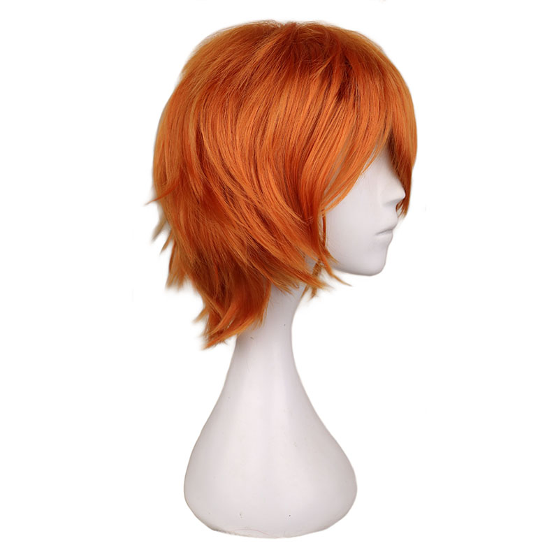 Perruque courte Orange pour ho - Anime Cosplay Orange Hair avis et prix