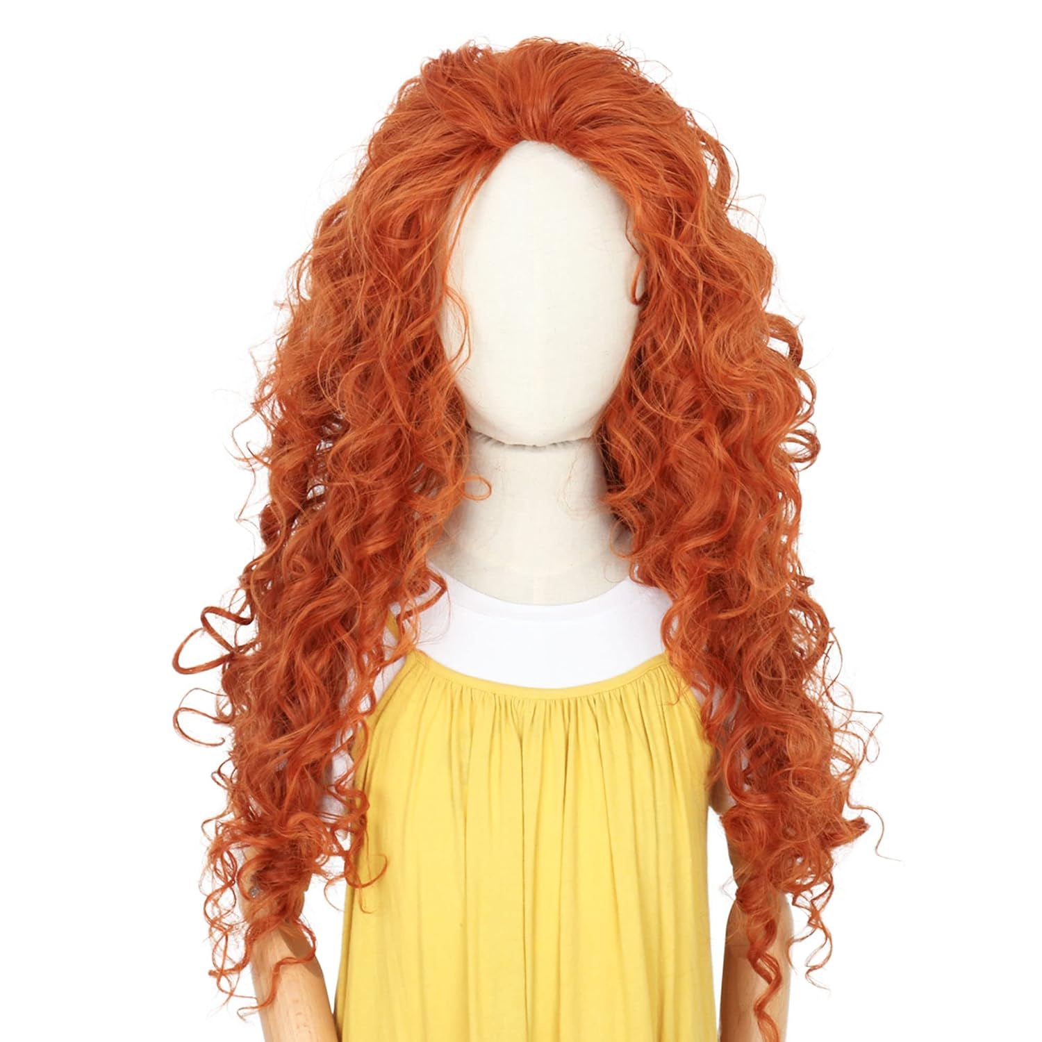 Perruques synthétiques longues - Anime Cosplay Orange Hair avis et prix