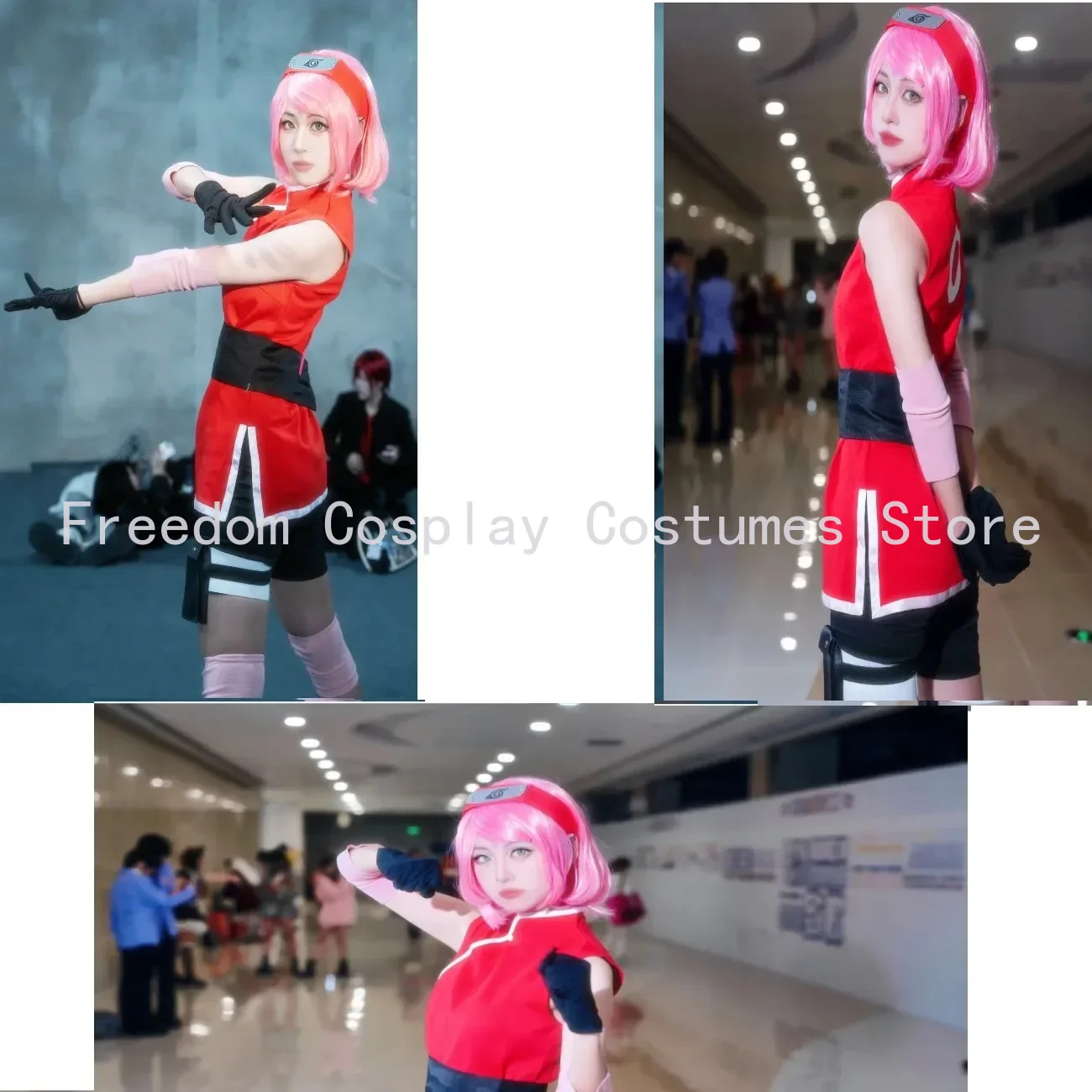 Anime Haruno Sakura Cosplay Sh - Anime Cosplay Ninja avis et prix