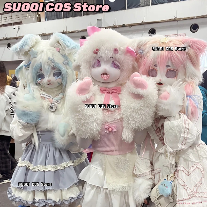 aBcSCS*Fursuit Head Kigurumi C - Anime Cosplay Mask avis et prix
