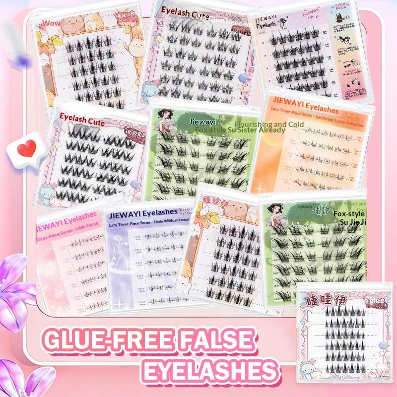 6 rangées de faux cils segment - Anime Cosplay Thick avis et prix