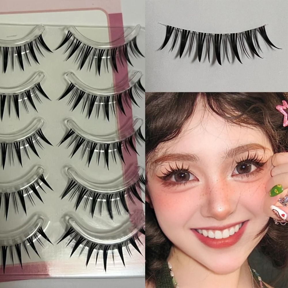 Lot de 5 paires de faux cils j - Anime Cosplay Thick avis et prix