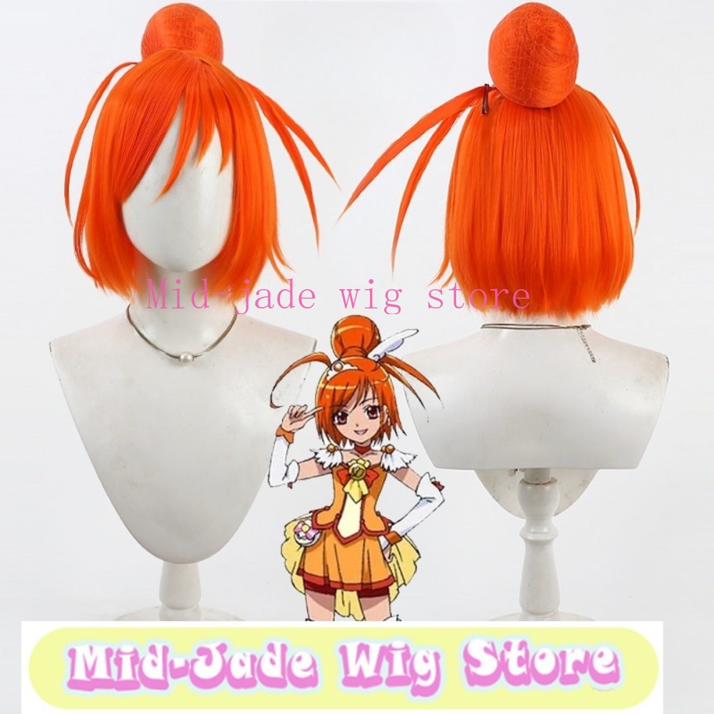 Perruque de cosplay Smile PreC - Anime Cosplay Orange Hair avis et prix