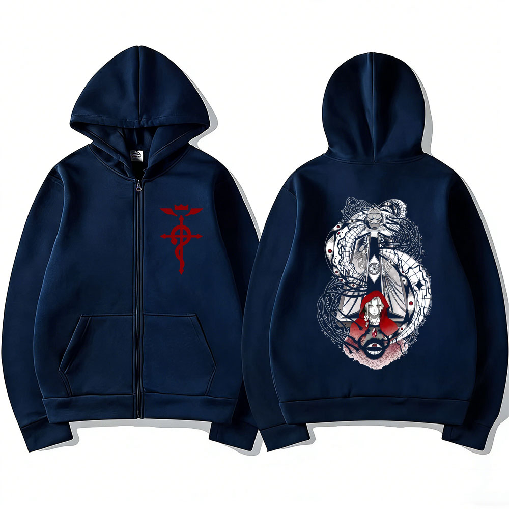 Sweat à capuche zippé pour hom - Fullmetal Alchemist Coat avis et prix