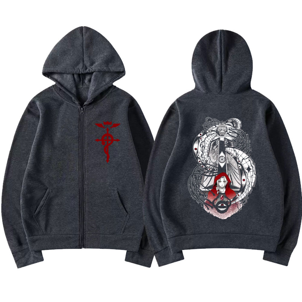 Sweat à capuche zippé pour hom - Fullmetal Alchemist Coat avis et prix