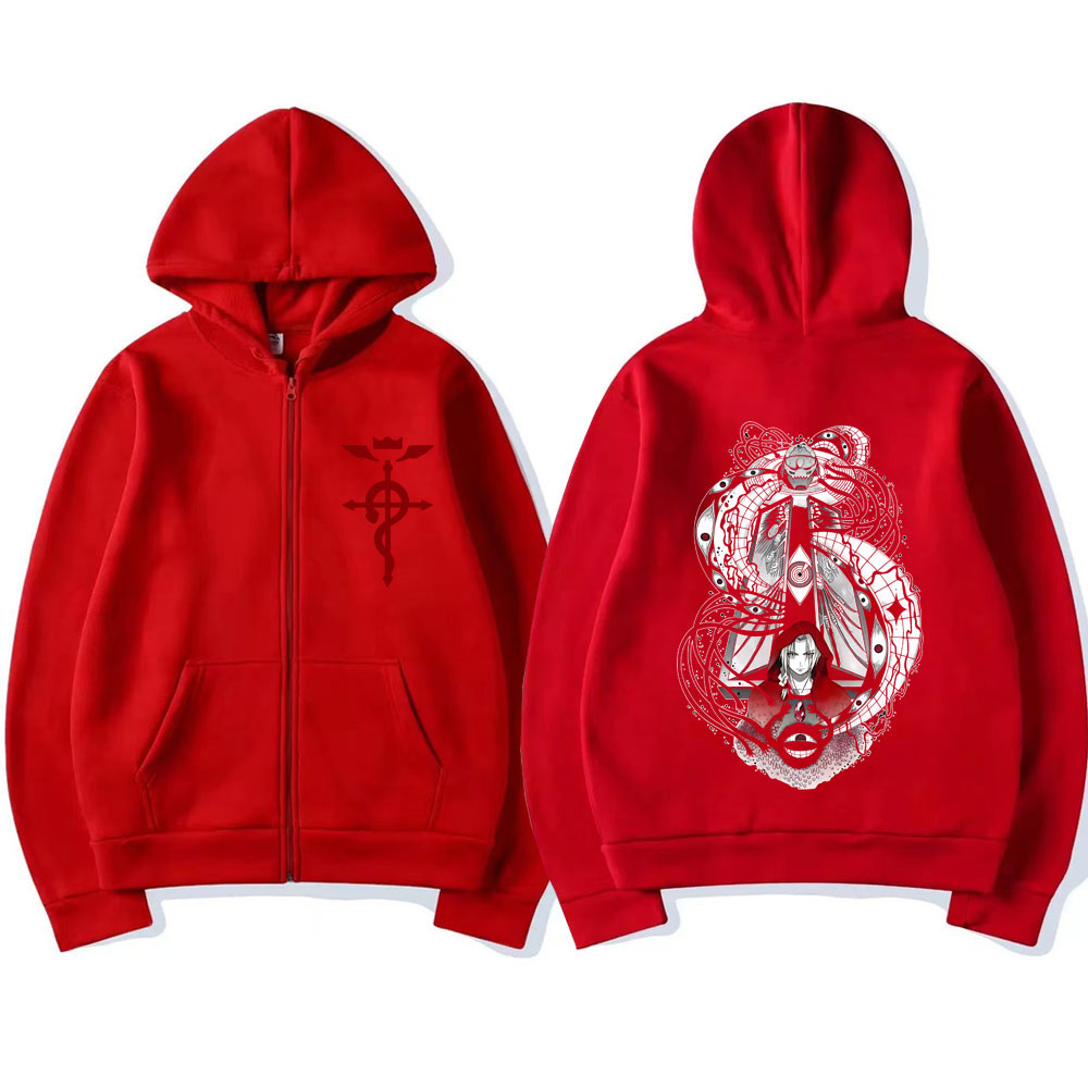 Sweat à capuche zippé pour hom - Fullmetal Alchemist Coat avis et prix
