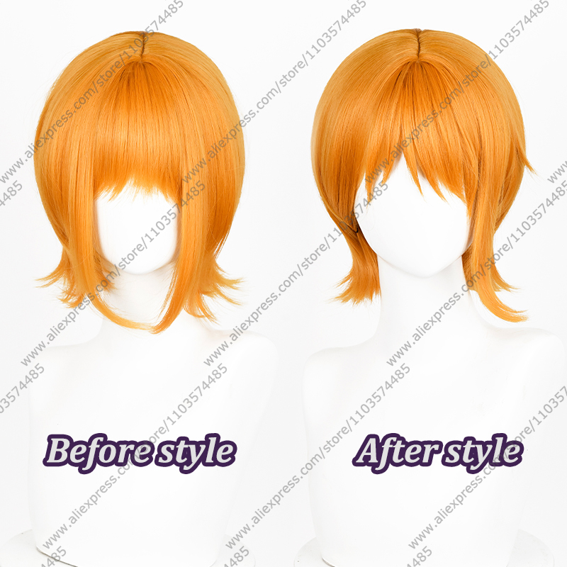 Perruques de Cosplay Anime Nam - Anime Cosplay Orange Hair avis et prix