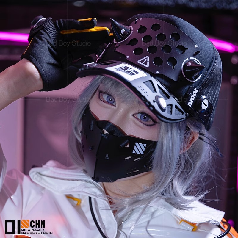 Masque de Cosplay Cyberpunk po - Anime Cosplay Mask avis et prix