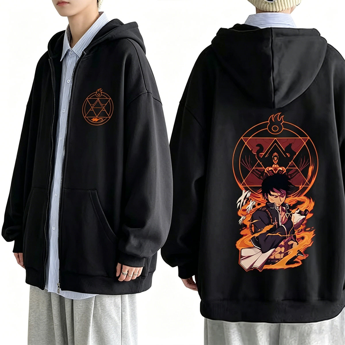 Sweat à capuche avec fermeture - Fullmetal Alchemist Coat avis et prix