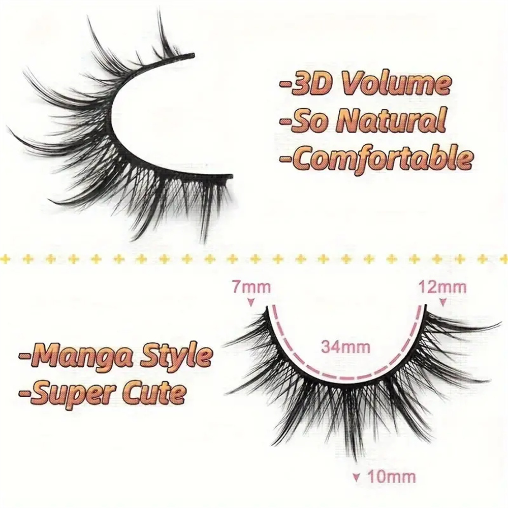 Faux cils effet naturel, style - Asian Cosplay Anime avis et prix
